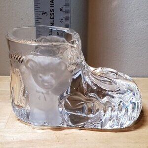 Crystal Clear Industries Baby Bootie Candle Holder